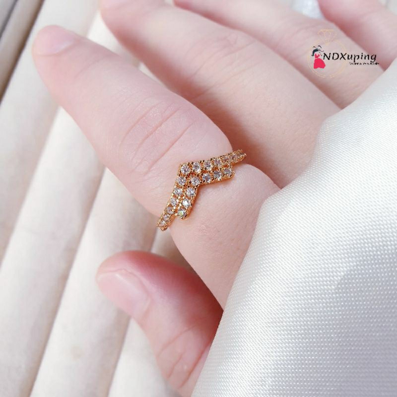 Cincin Wanita Xuping Fuji Piramidha Cantik Dan Simple N16062303