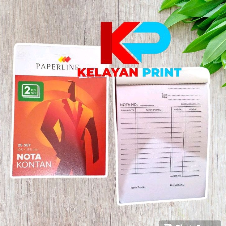 

NOTA KONTAN KECIL 2 PLY PAPERLINE/ KIKY SATUAN