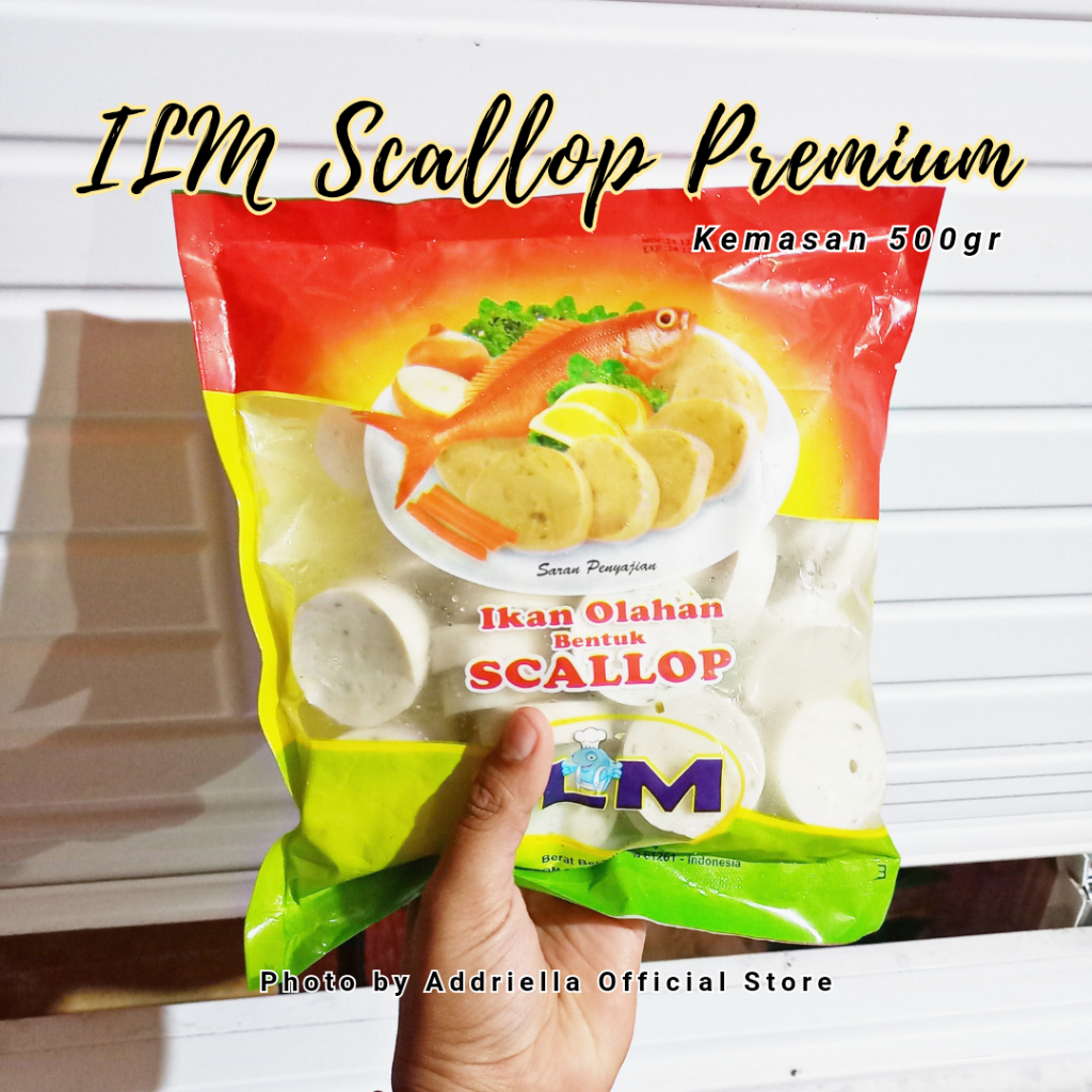 

ADDRIELLA ILM Scallop Premium 500gr | ILM/Frozenfood/Frozenfood Murah