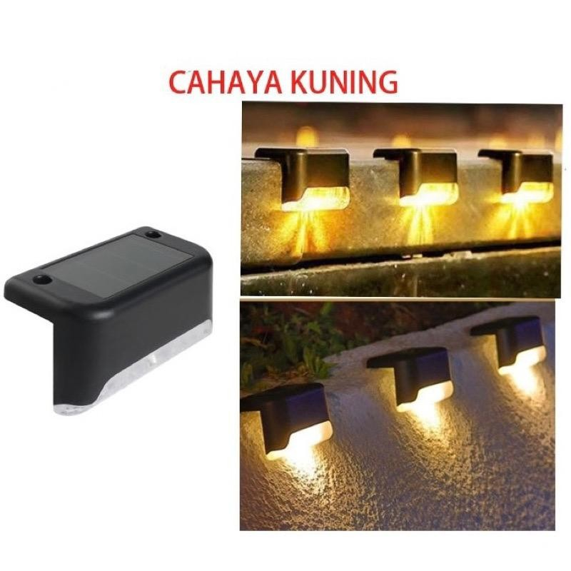 LAMPU LANTAI SOLAR DEK LED KOLAM TAMAN TERAS TANGGA PAGAR DEKORASI HALAMAN WATERPROOF TAHAN AIR DAN PANAS