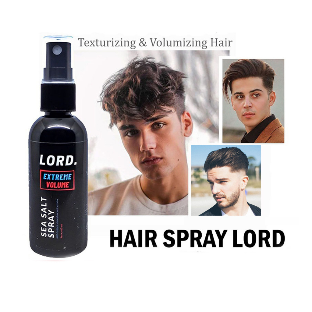 Lord Hair Spray Rambut Mist Texturizing Sea Salt Spray Haircare Pria Wanita Messy Hair Beach Waves