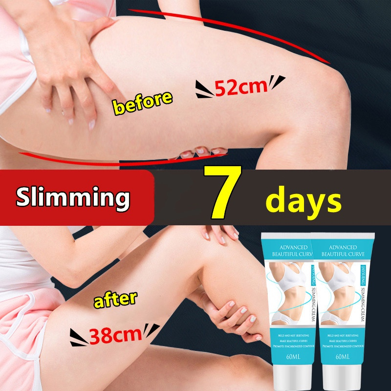 [100% Original ] Slimming Cream Krim Pelangsing Krim Pelangsing Pembakar Lemak Krim Selulit Slimming Cream Melembabkan dan Mengencangkan Krim Penurunan berat badan 60g