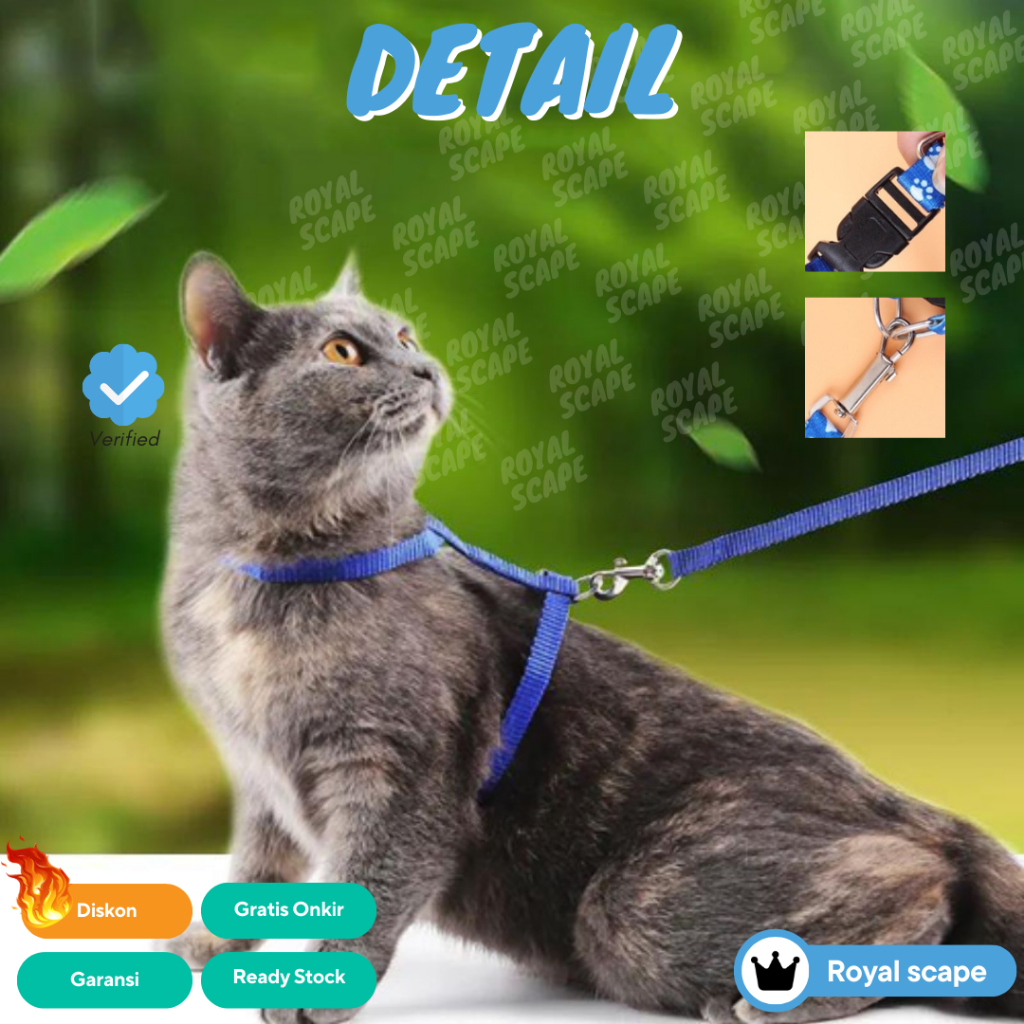 HARNESS MURAH TALI Y - TUNTUN KUCING KELINCI MARMUT MONYET ANJING - HARNES KUCING CAT TERMURAH HARNESS TALI TUNTUN KUCING - HARNEST HARNES KUCING CAT TERMURAH