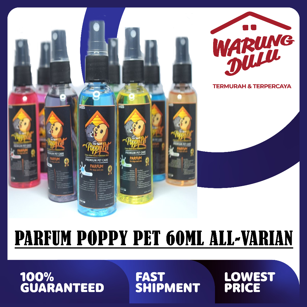 Parfum Kucing/Anjing POPPY PET 60ML