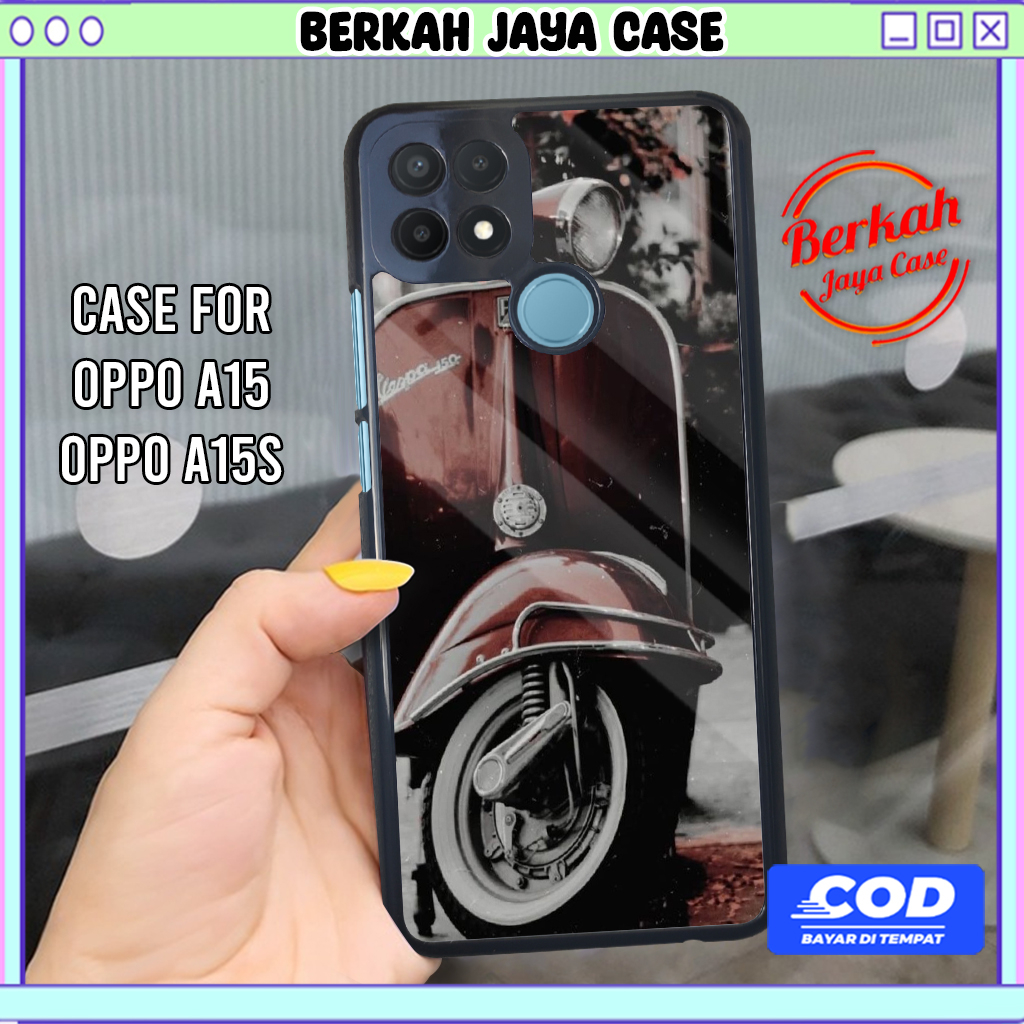 Case Hp Oppo A15 A15s Casing Hp Oppo A15 A15s Casing MOTOR KLASIK02 Casing Terbaru Case Karakter Luc