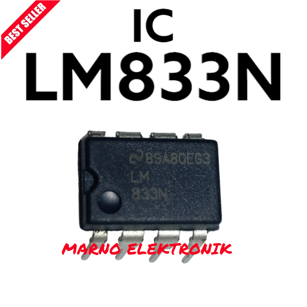 IC LM833N LM 833N LM833 LM 833 ASLI ORI ORIGINAL