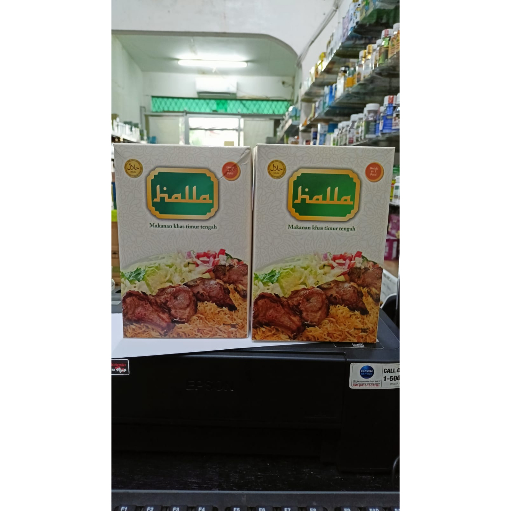 

Halla Food Paket Bumbu Instan Basmati - Briyani Kabsah/Mandhi/Kebuli -