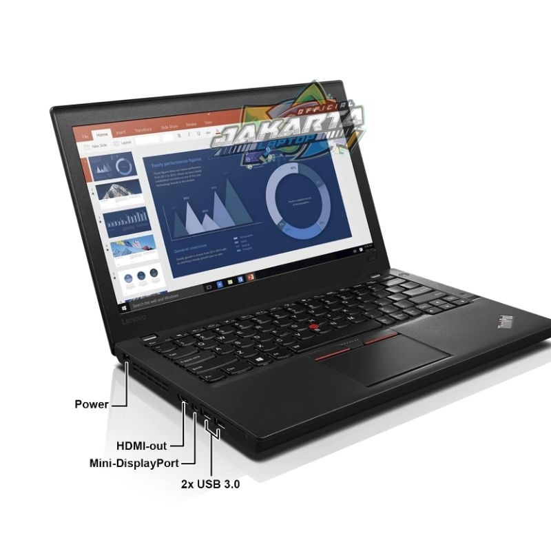 LAPTOP LENOVO THINKPAD X260 | CORE I5 | GEN 6 | RAM 16GB | SSD 512GB | MUKUS MURAH BERGARANSI