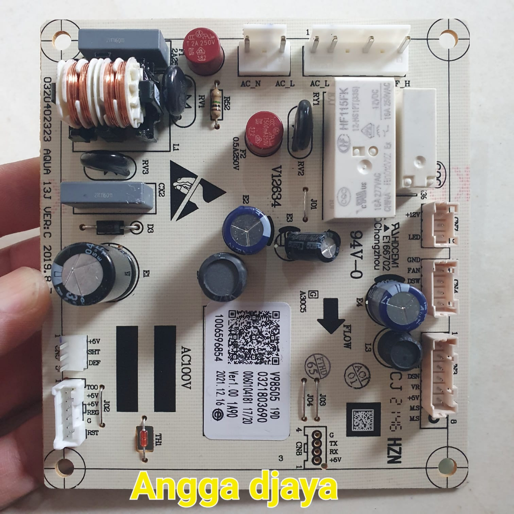 FCB KULKAS INVERTER V98505 UNTUK AQUA SANYO HAYER ORIGINAL