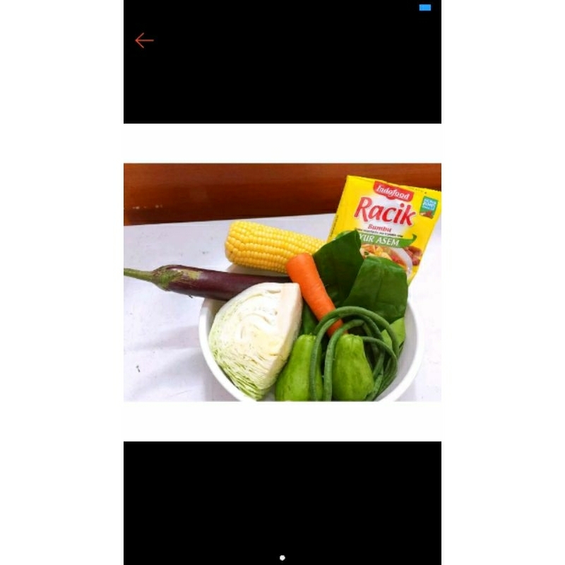 

paket sayur asem + racik asem