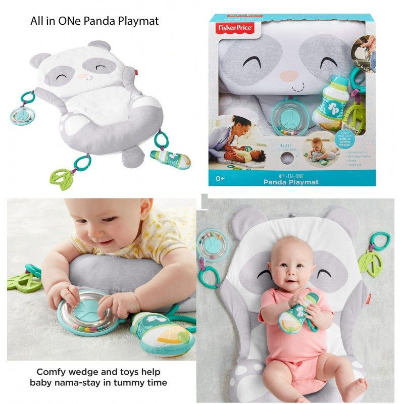 FISHER PRICE (GJD28) All in One Panda Playmat / playmat activity / rekomendasi hadiah / giftset / kado lahiran / mainan playmat bayi / sugar baby piano playmat / alas tidur bayi / empuk / matras bayi / anak / toys / melatih motorik / mainan