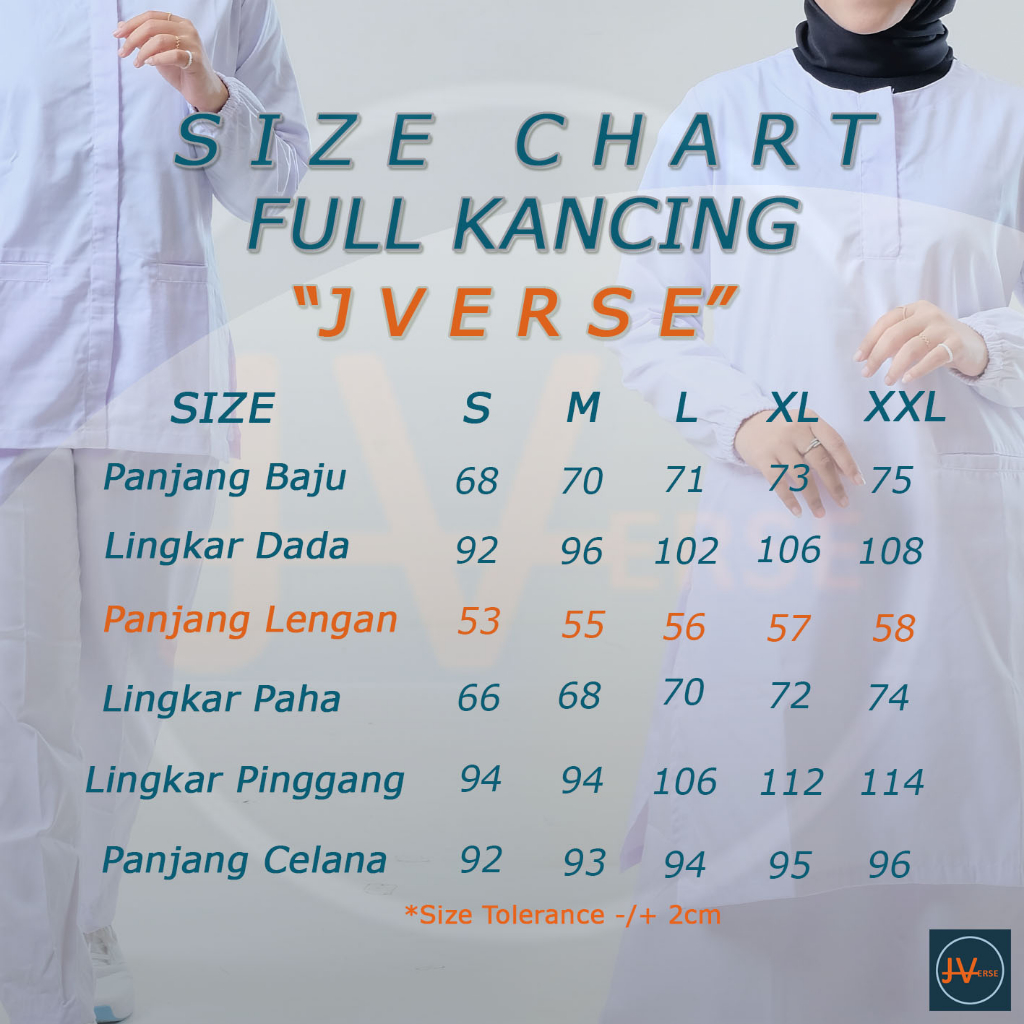 Baju Jaga FULL KANCING Slim Fit