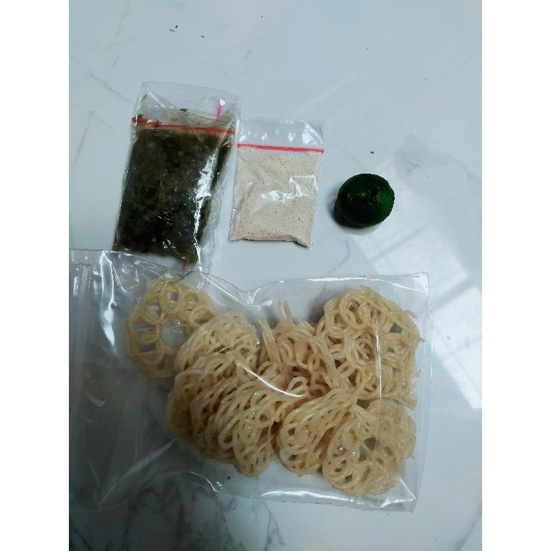 seblak kerupuk viral seblak coet Rafael cabe hijau