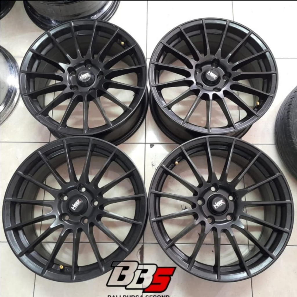 Velg Mobil Racing Ring 17 Lebar 7,5 Pcd 5x114 Et40 Velg Bekas Hsr Wheel Maudus