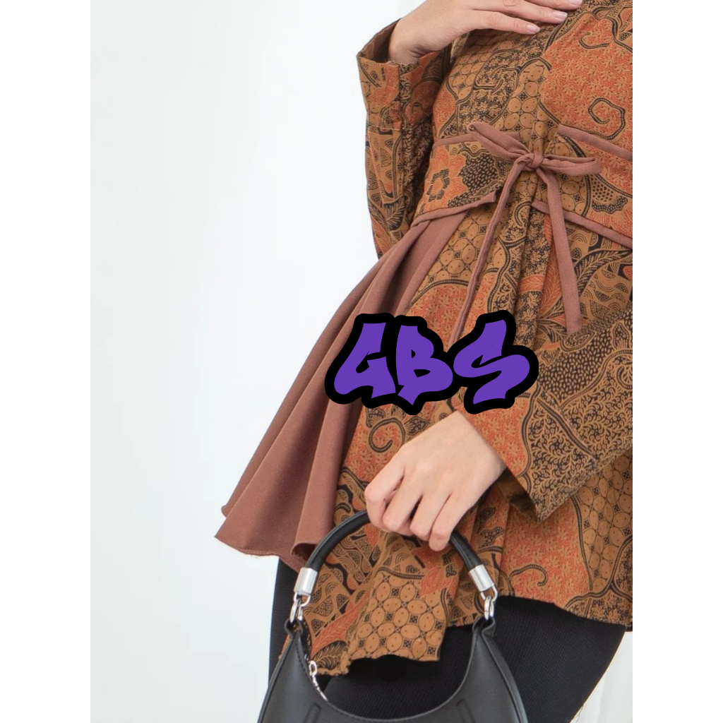BAJU BATIK WANITA MODERN MONALISA GENES asli PEKALONGAN