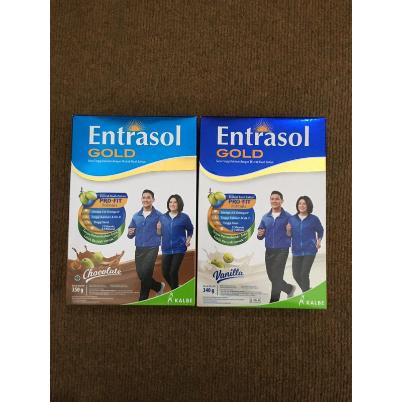 

Entrasol Gold Susu Bubuk Nutrisi Dewasa Chocolate & Vanilla 340gr & 170gr