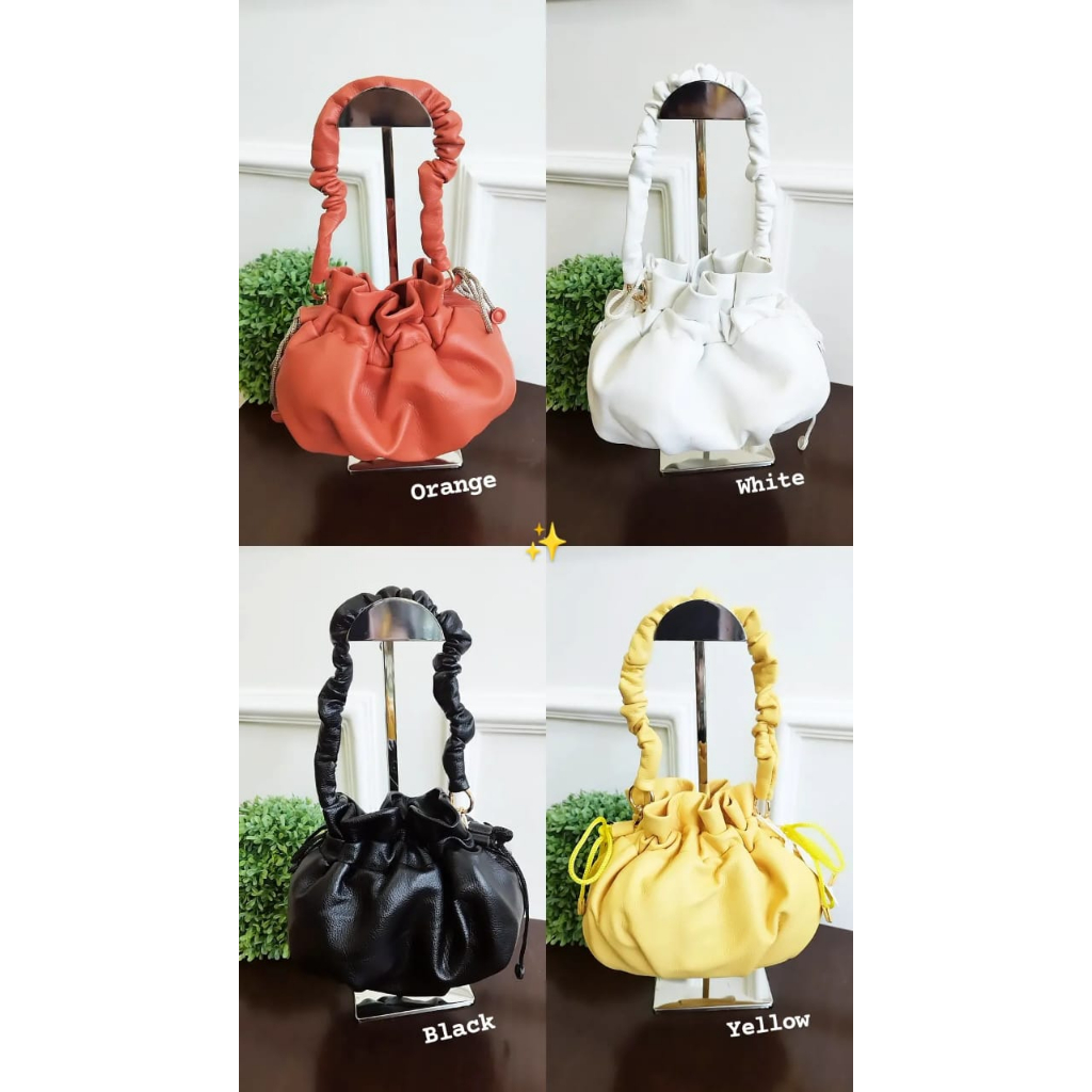 (PINK_IMP) New Import Tas Wanita Ready 4 Warna Cute . Bahan Kulit . Premium