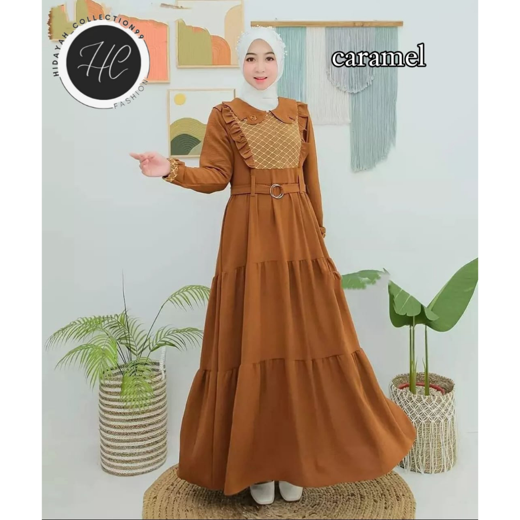 Gamis Wanita Viral Warna Mint Sage Dress Impor Terbaru 2023 Monalisa Dress Bahan Crinkle Aplikasi Renda Free Ikat Pinggang Misah OOTD Gamis Kondangan Premium Busui Freindly