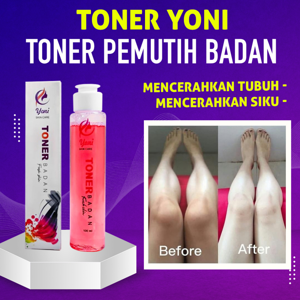 TONER BADAN YONI SKINCARE ORIGINAL 100% BPOM / PENGHILANG DAKI