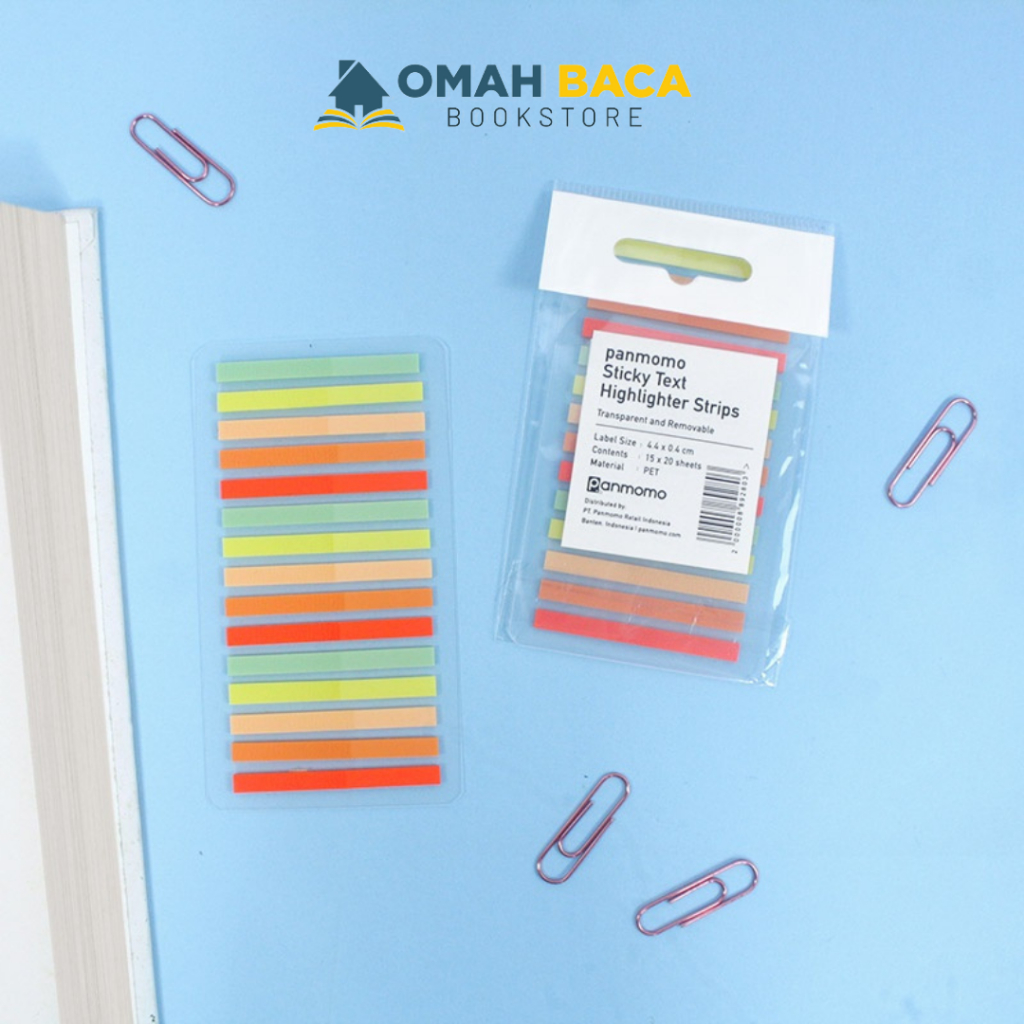 

Stick Note Highlighter Panmomo Sticky Text Highlighter Strips - ATK