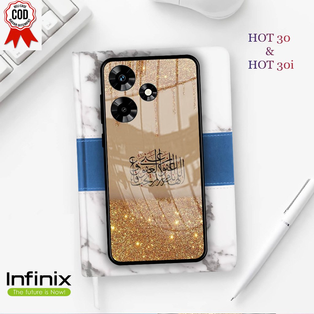Softcase Kaca INFINIX HOT 30 & 30i  - Case Handphone INFINIX HOT 30 & 30i [T20]