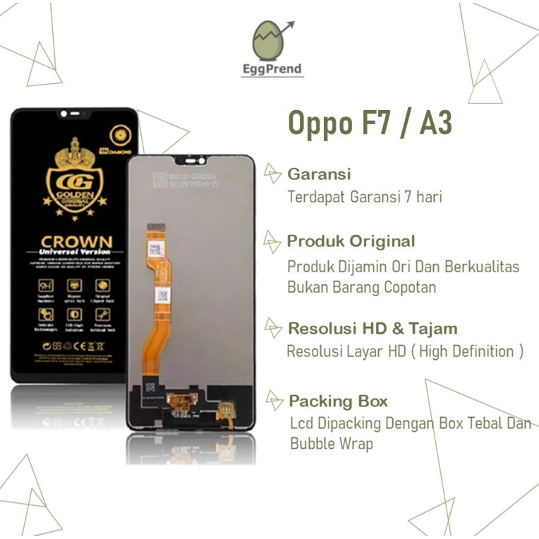 LCD TOUCHSCREEN OPPO F7 / A3 ORIGINAL COMPLETE FULLSET / LCD OPPO F7 / LCD OPPO A3