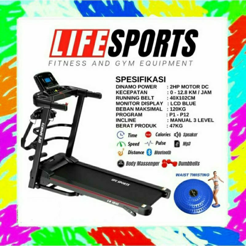 Treadmill elektrik ls 1810/treadmill elektric LS 1810
