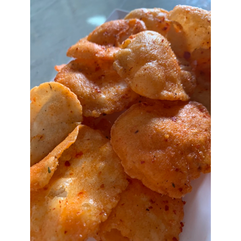 Keripik COMRING PEDAS