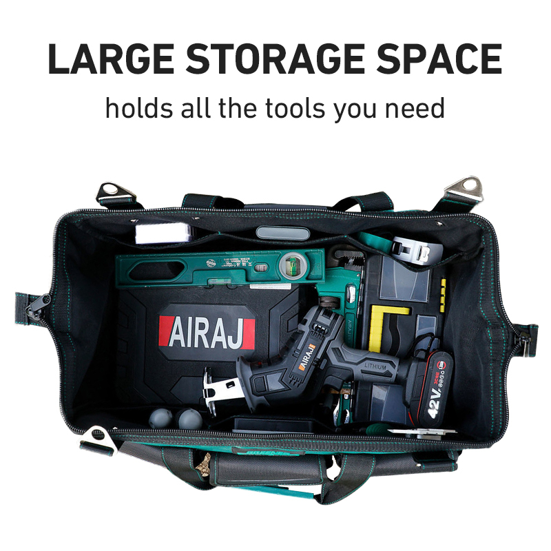 Toolbag 13/18 inch Kain Oxford Tebal Tas Alat Perkakas Kuat Tas Perkakas Toolkit Toolbox