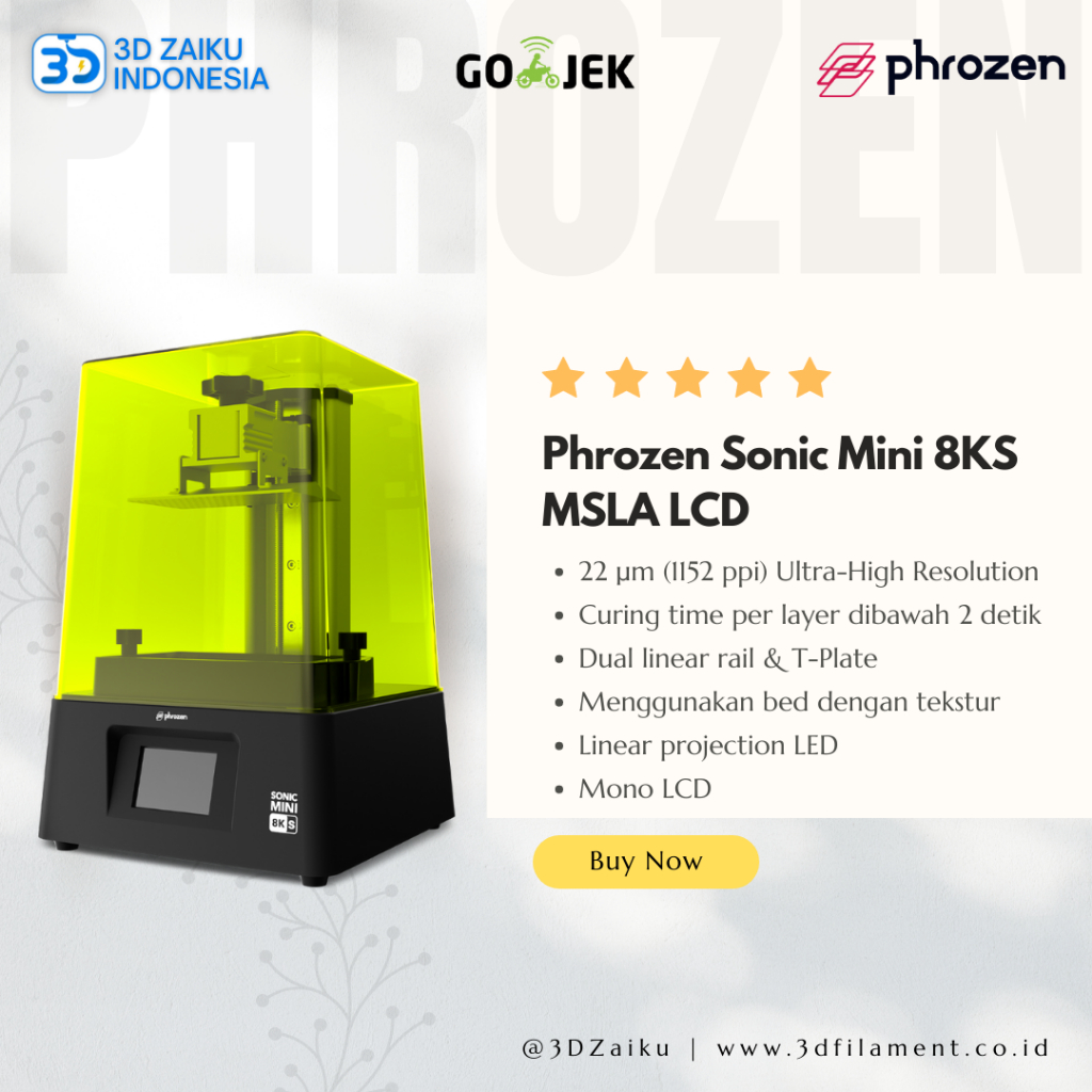 Original Phrozen Sonic Mini 8KS MSLA LCD 3D Printer New High Precision