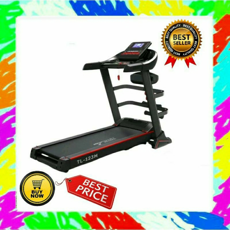 Treadmill elektrik tl 123/treadmill total tl 123/treadmill besar