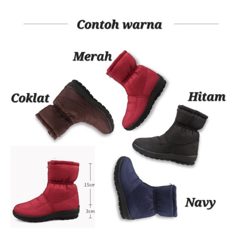 Sepatu Boots Wanita Musim Dingin / Winter Snow Boots 023