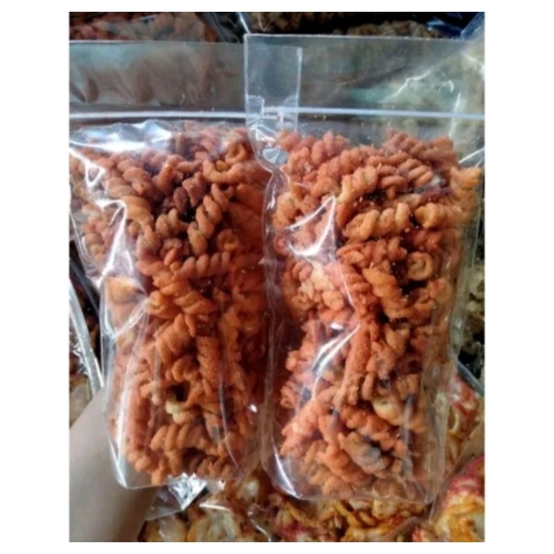 

Ready!!! makaroni spiral rasa sapi panggang, jagung manis dan balado pedas