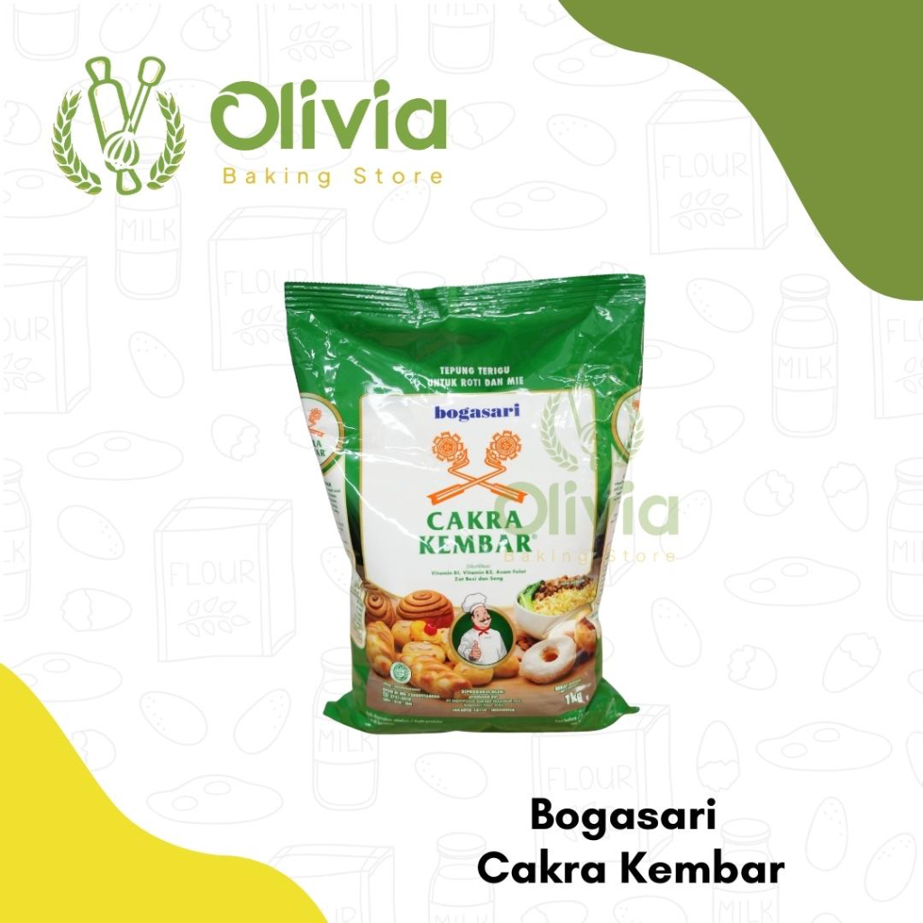 

Bogasari Cakra Kembar Tepung Terigu 1Kg