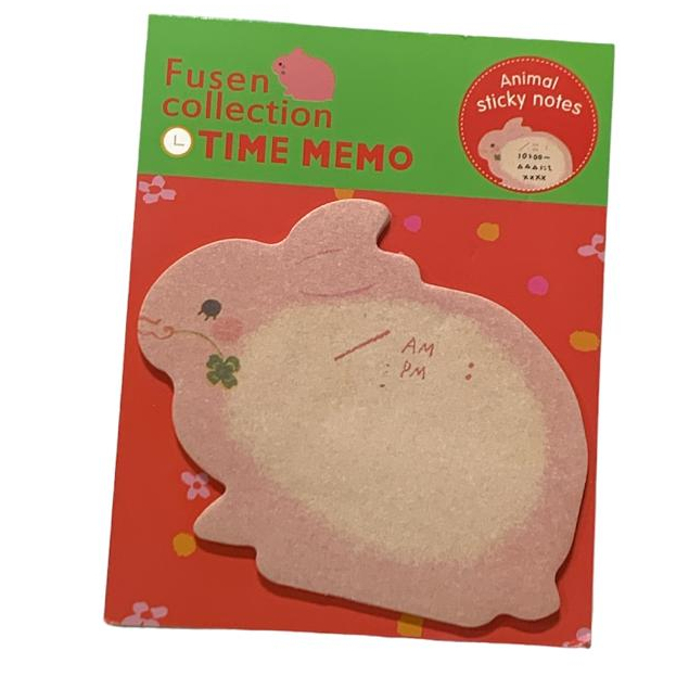 

MAINAN EDUKASI STICKY NOTES TIME MEMO ANIMALS KELINCI