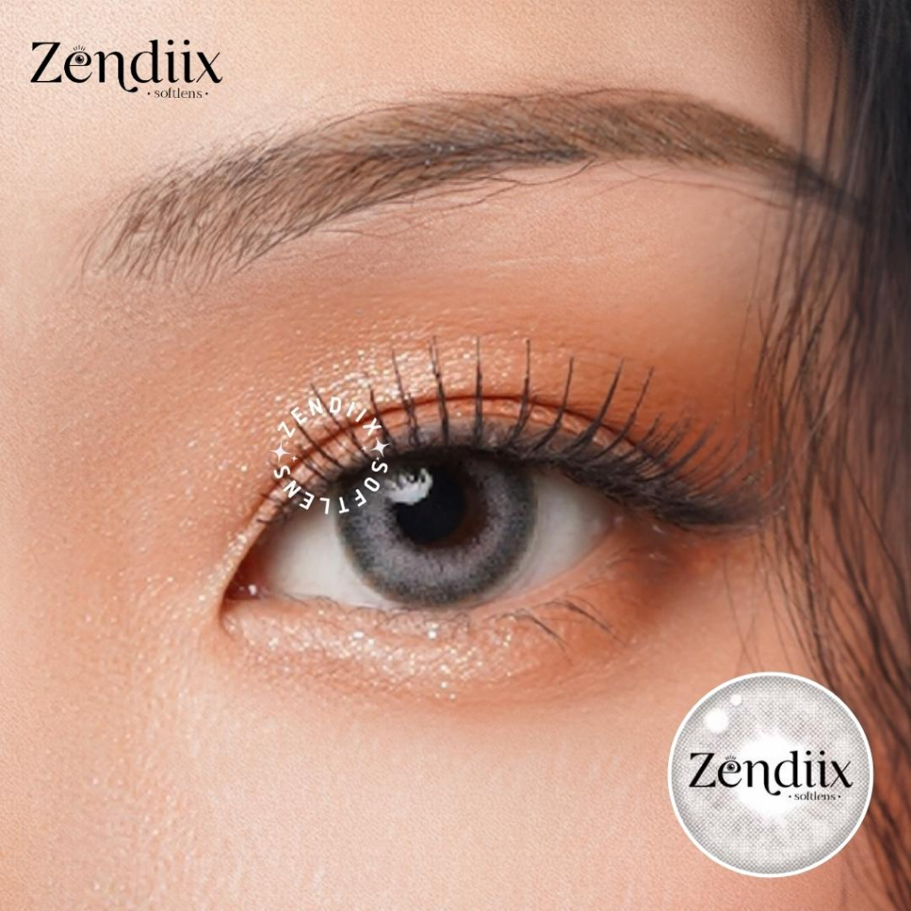 Softlens I-DOL DESIRE Warna EURO GREY 14.5mm Normal Minus