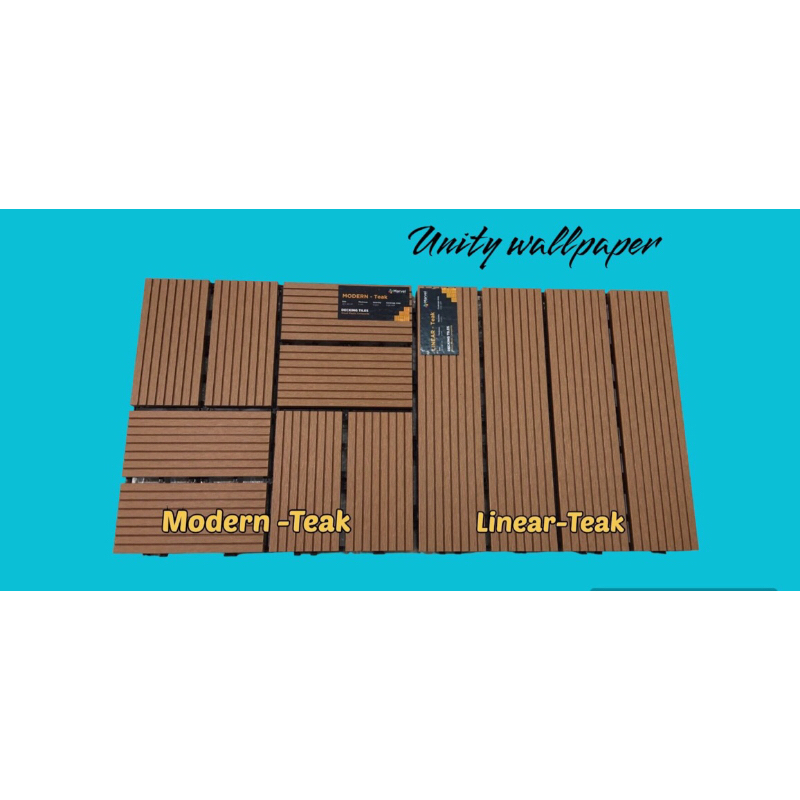 WPS DECKING TILES KAYU COMPOSITE OUTDOOR PERBOX isi 11pcs