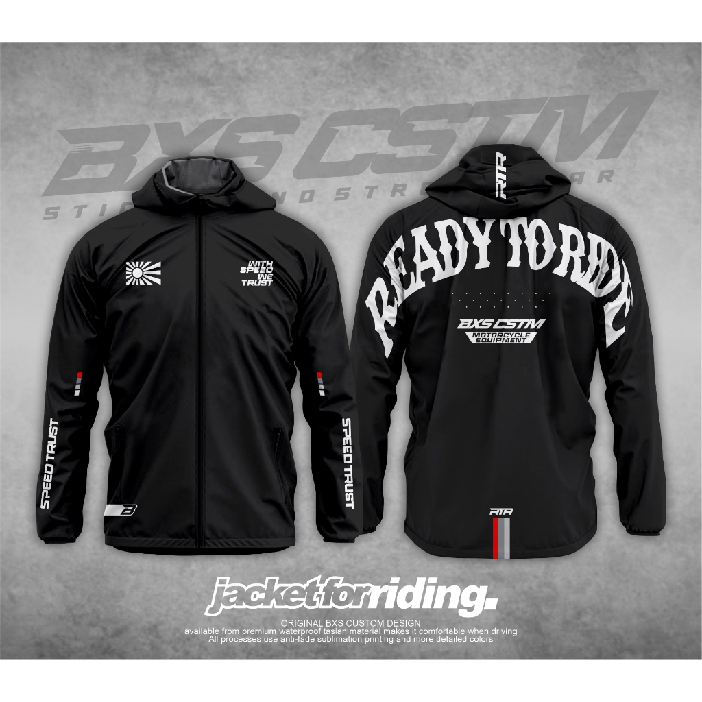 JAKET MOTOR PREMIUM WATERPROOF SUNMORI TOURING KAWASAKI HONDA YAMAHA SUZUKI VESPA