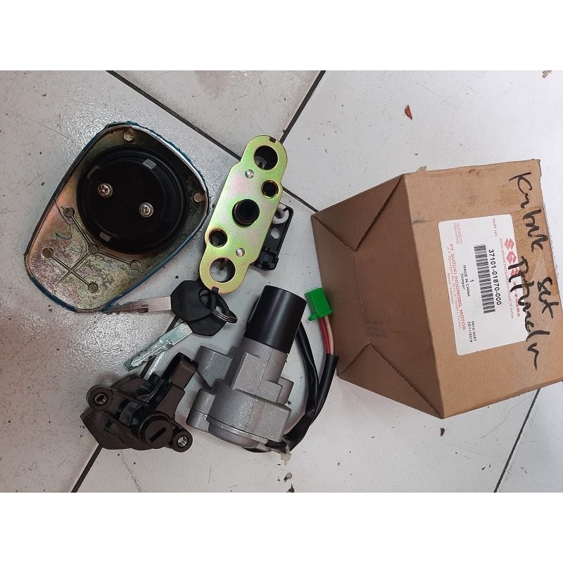 Kunci Kontak Set + Tutup Tangki Suzuki Thunder 125 Original SGP 37101-01870-000