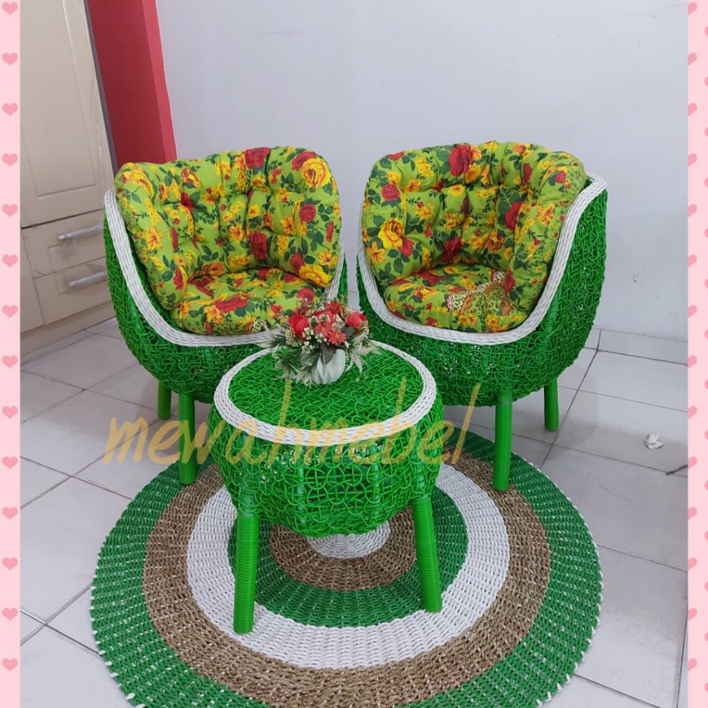 Kursi Brekele teras / Kursi teras Rotan / Kursi Rotan SIntetis