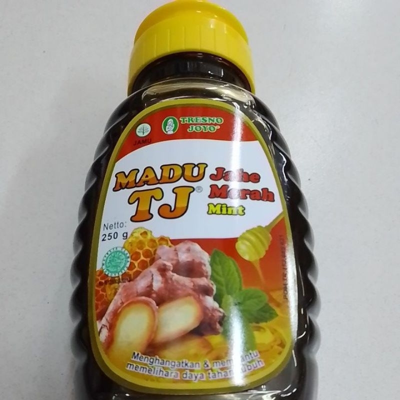 

madu Tj jahe merah botol 250ml