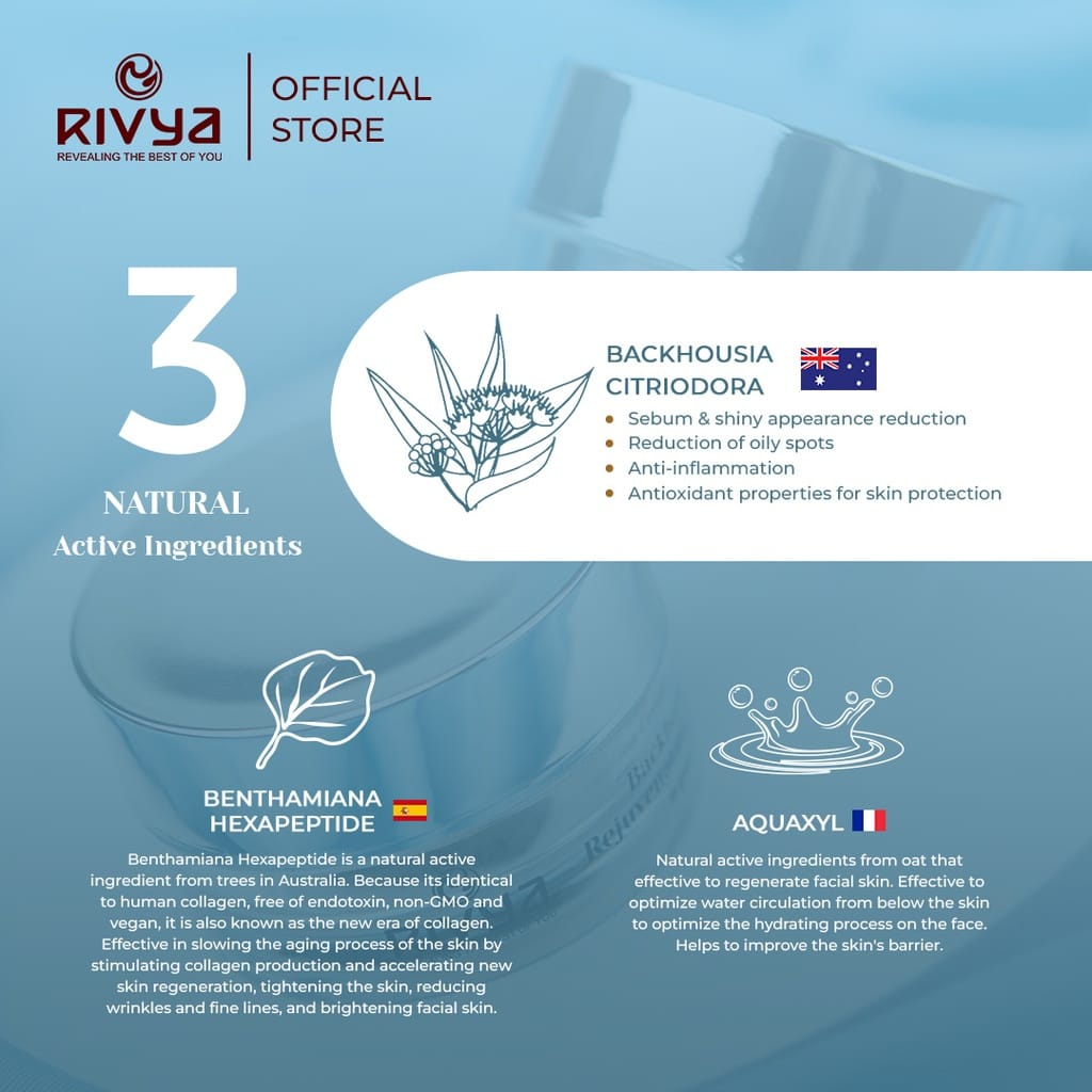 RIVYA Backhousia Rejuvenation Cream 15gr