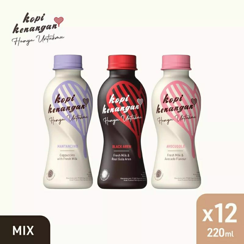 

KOPI KENANGAN HANYA UNTUKMU MIX 220 ML X 12 PCS