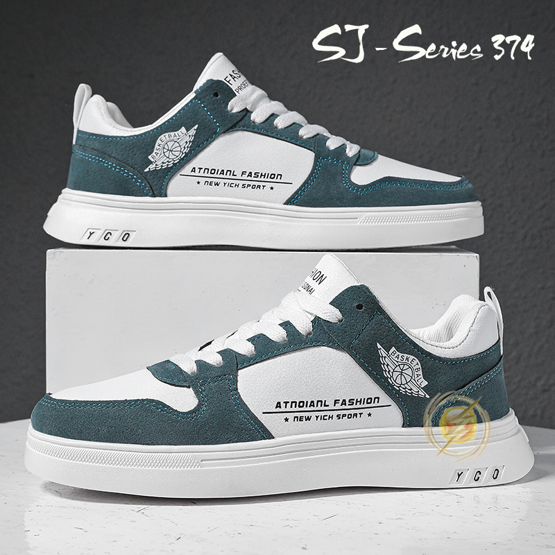 [JWALK] Sepatu Sneakers Pria Casual Santai Buat Nongkrong atau OOTD Cakep Kualitas Import Premium -374