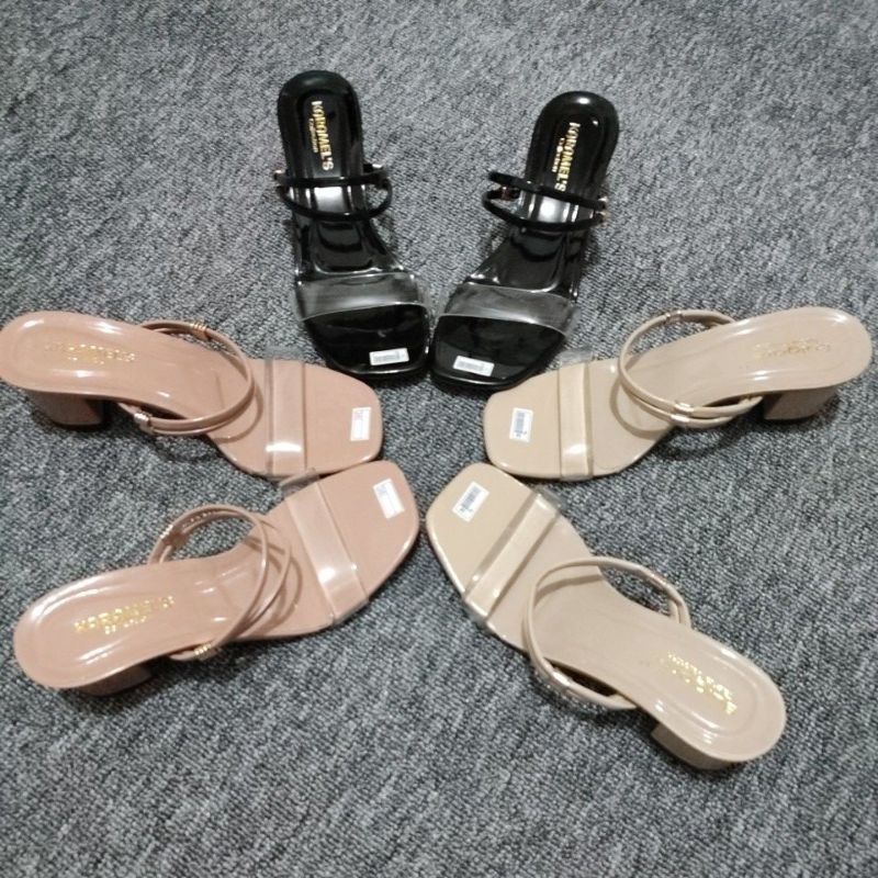 Sepatu Wanita Tali Hak Tahu Hellen 5 cm