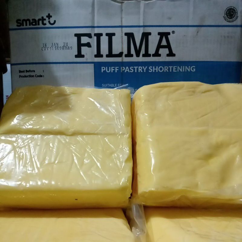 

DIOBRAL!! KORSVET SHORTENING Puff Pastry Filma shortening Margarine Repack 500gr, 1kg, 2kg.exp may 2025