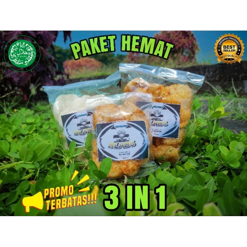 

Cemilan pedas gurih kerupuk krupuk nasi daun jeruk