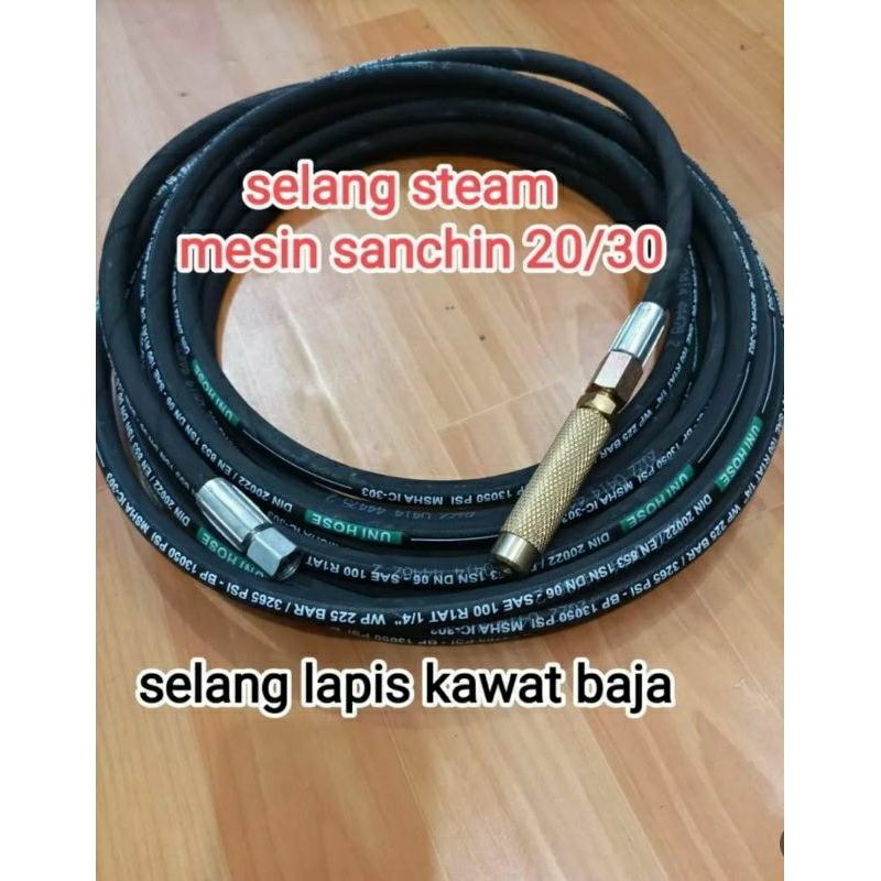 selang steam cuci motor mesin sanchin 20/30