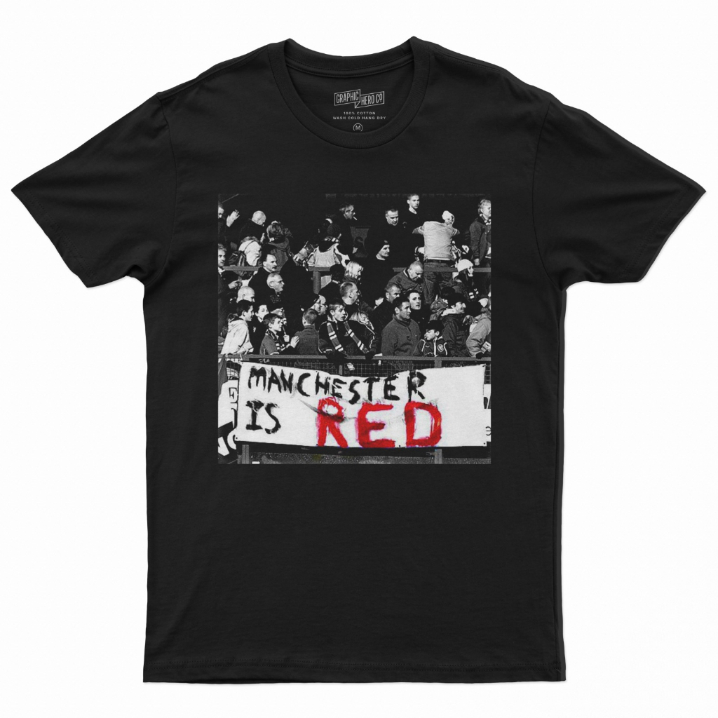 Tshirt Manchester is Red