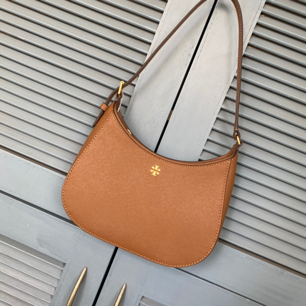 Ori TB 137416 EMERSON HOBO leather material ladies shoulder bag tote crescent bag